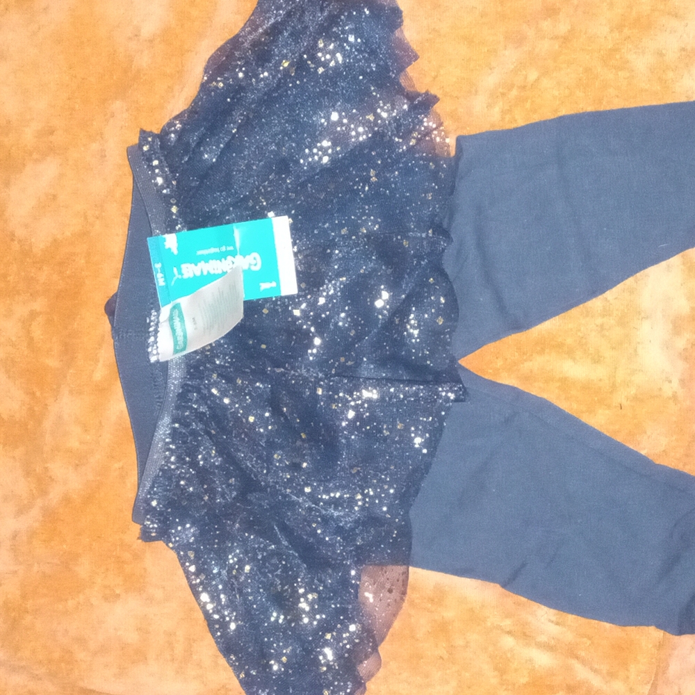 Garanimals Blue and Silver Leggings Comfortable Everyday Wear